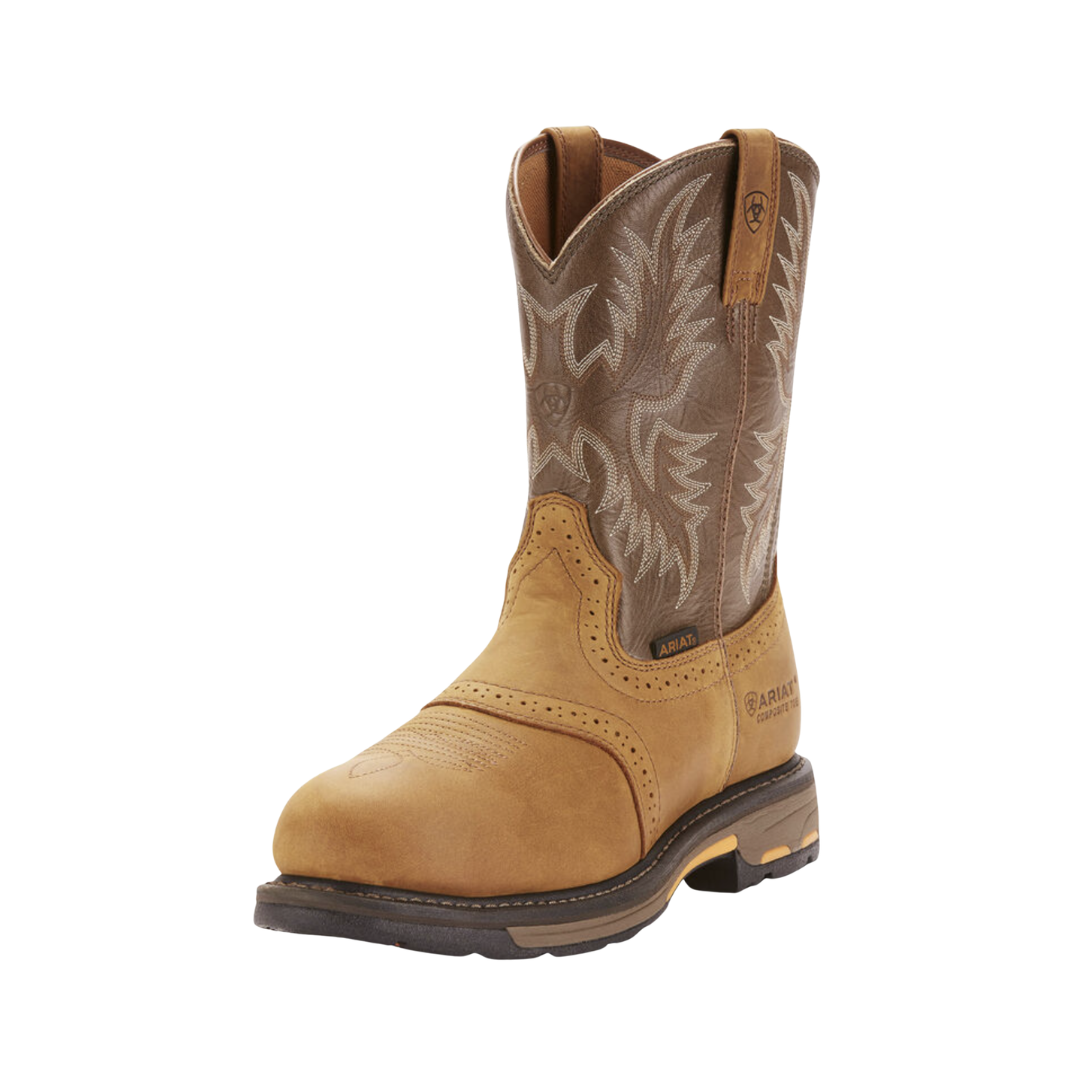 Men's WorkHog Pull-On (Composite Toe) Boot - Aged Bark (D Width)