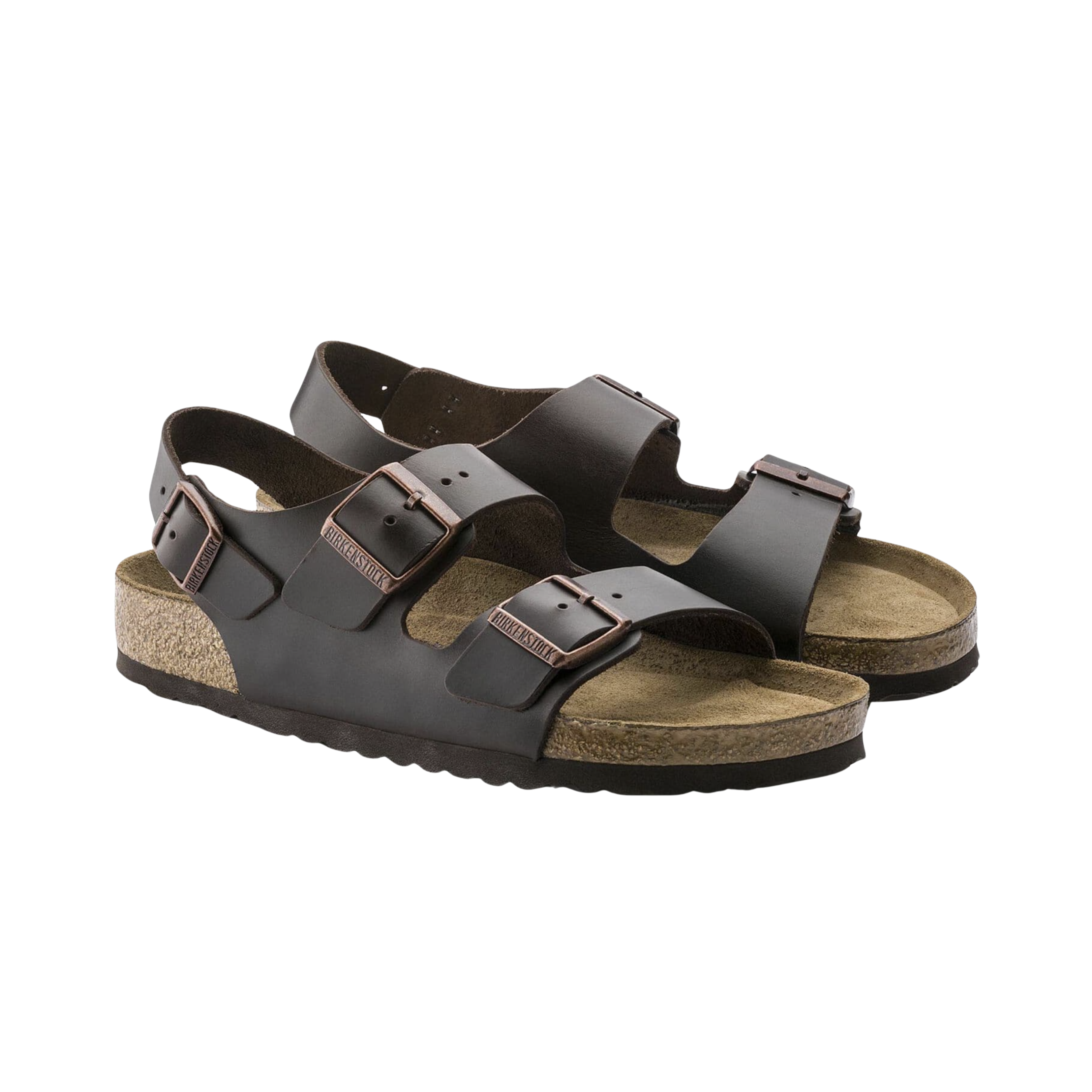 Men's Milano Soft Footbed (Smooth Leather) - Amalfi Testa Di Moro Brown