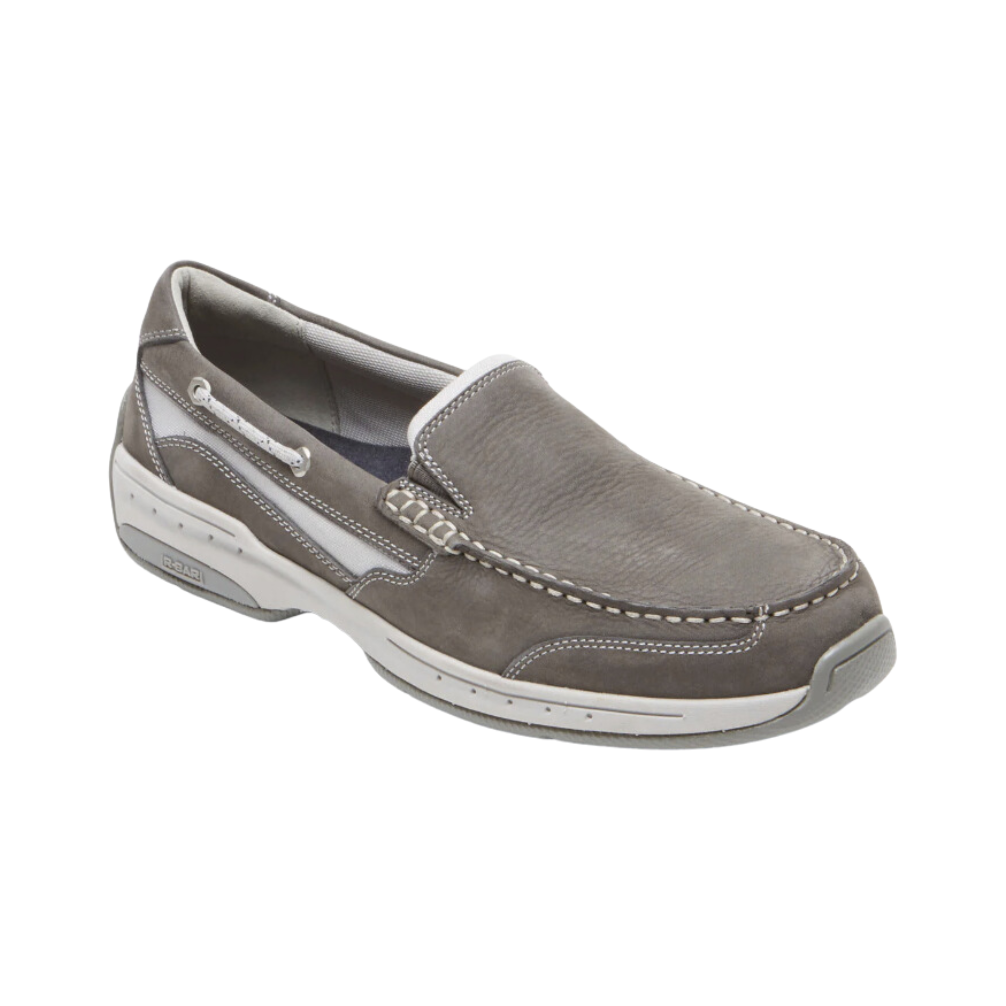 Men's Captain Venetian Boat Shoe - Grey (D Width)