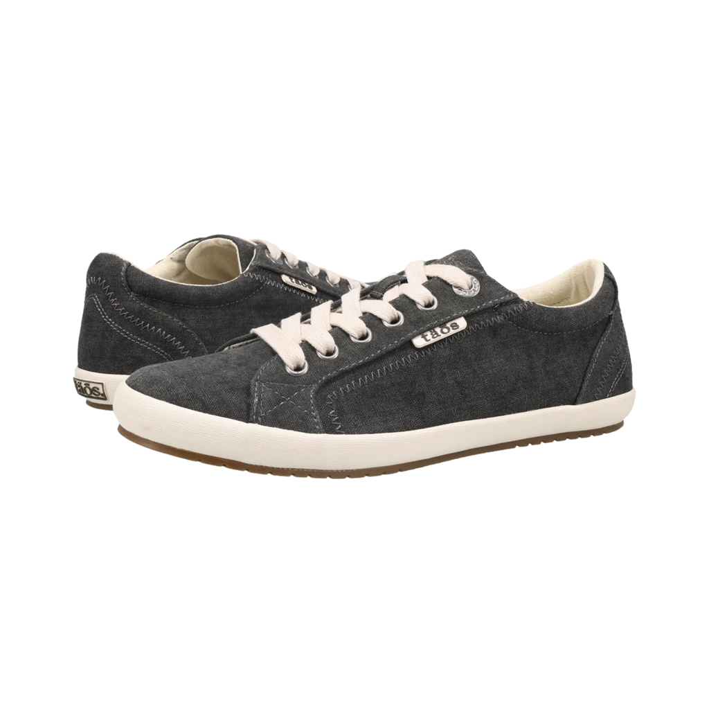 Women's Star - Charcoal Washed Canvas (Regular Width)